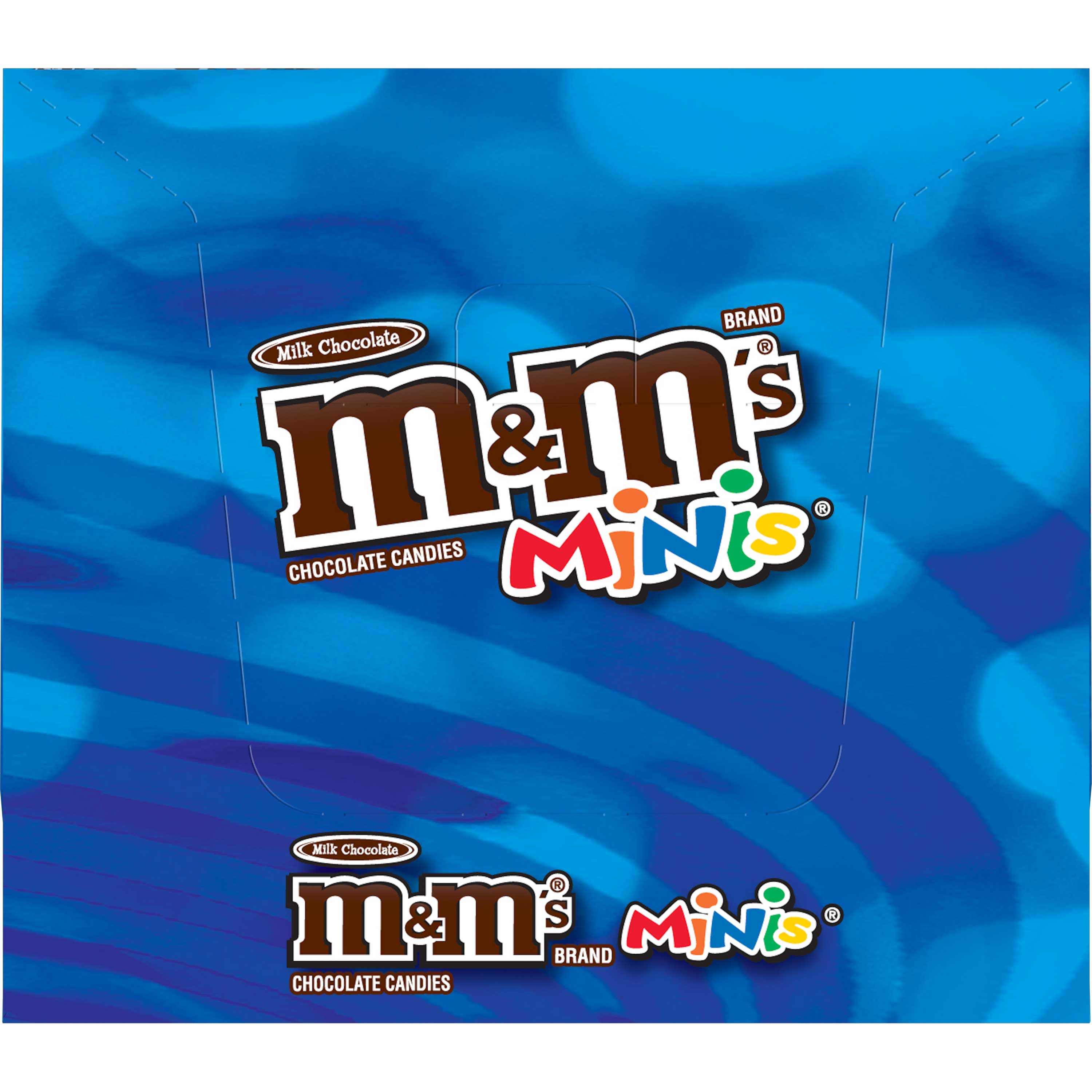 M and Ms Mini Milk Chocolate Candy, 1.08 Ounce -- 288 per case.