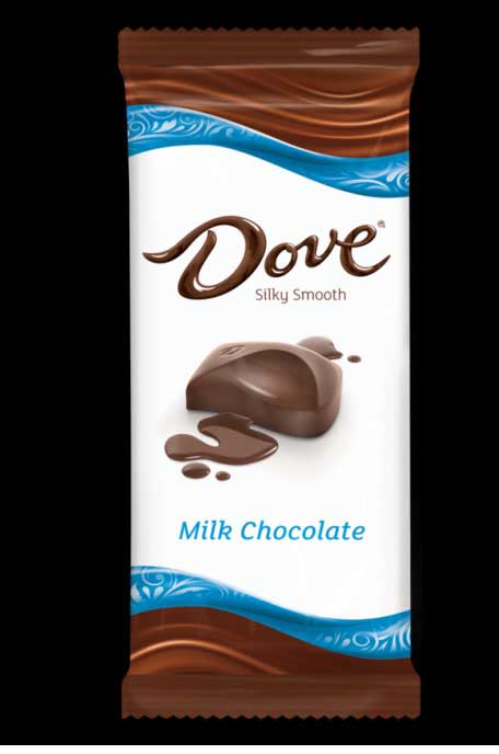 Dove Milk Chocolate Bar, 3.3 Ounce -- 12 Per Case