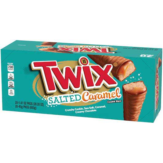 Twix Salted Caramel Cookie Bar, 1.41 Ounce -- 240 Per Case
