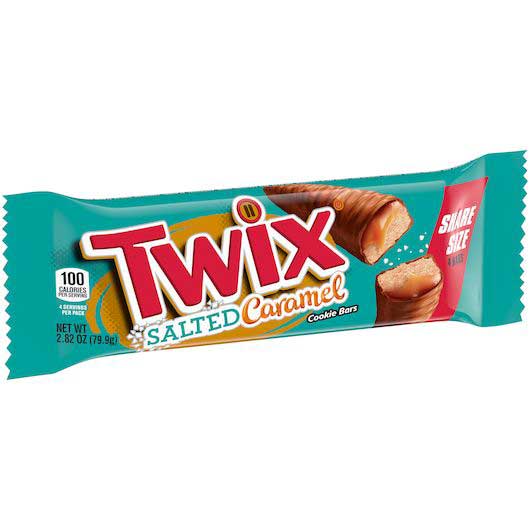 Twix Salted Caramel Cookie Bar, 2.82 Ounce -- 120 Per Case