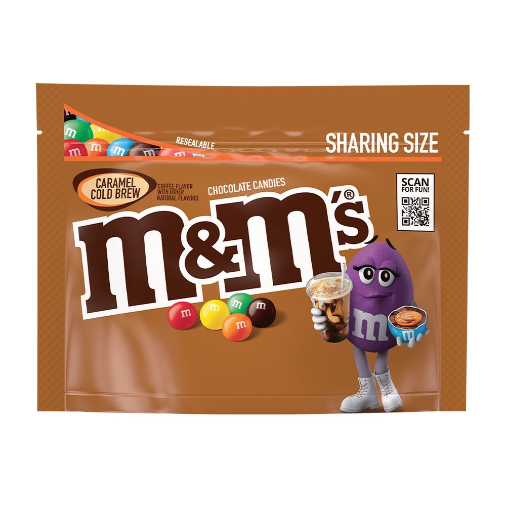 M and Ms Caramel Cold Brew Milk Chocolate Candy - Stand Up Pouch