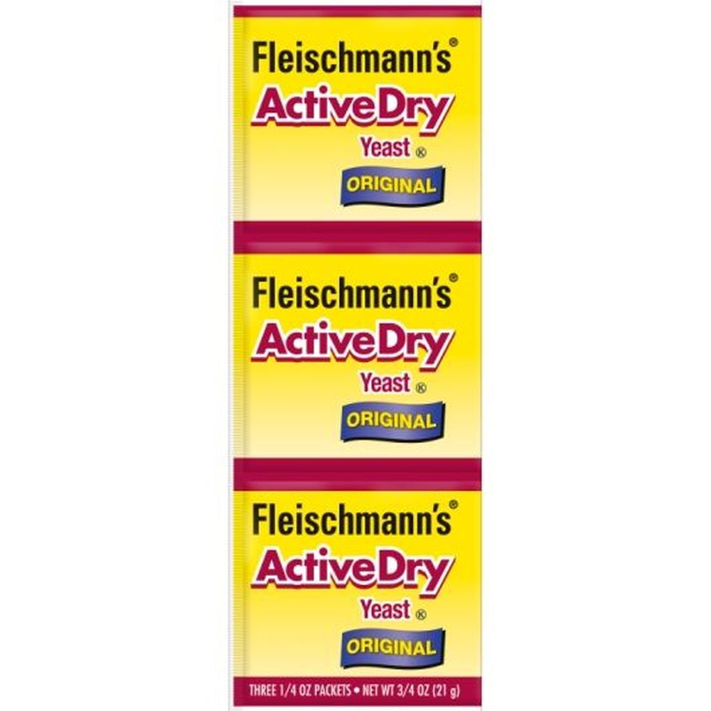 Fleischmann's Active Dry Yeast, 0.75 Ounce -- 40 Per Case