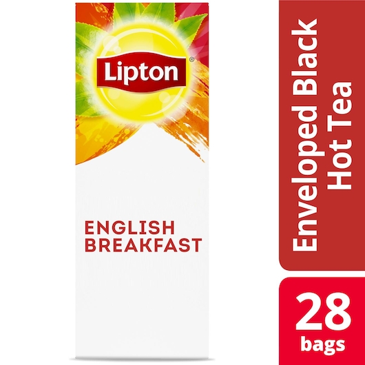 Lipton English Breakfast Enveloped Black Hot Tea Case
