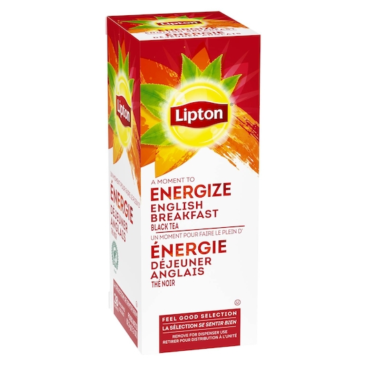 24時間限定タイムセール Lipton English Breakfast Enveloped Black Hot Tea Case 茶