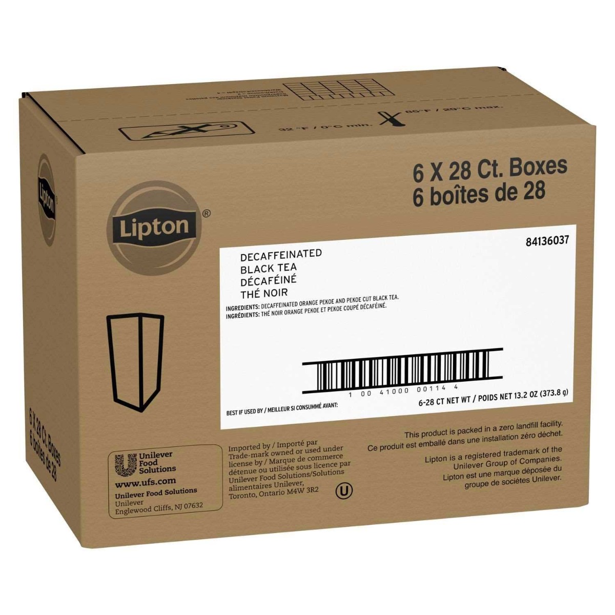 Lipton Earl Grey Tea Case | FoodServiceDirect