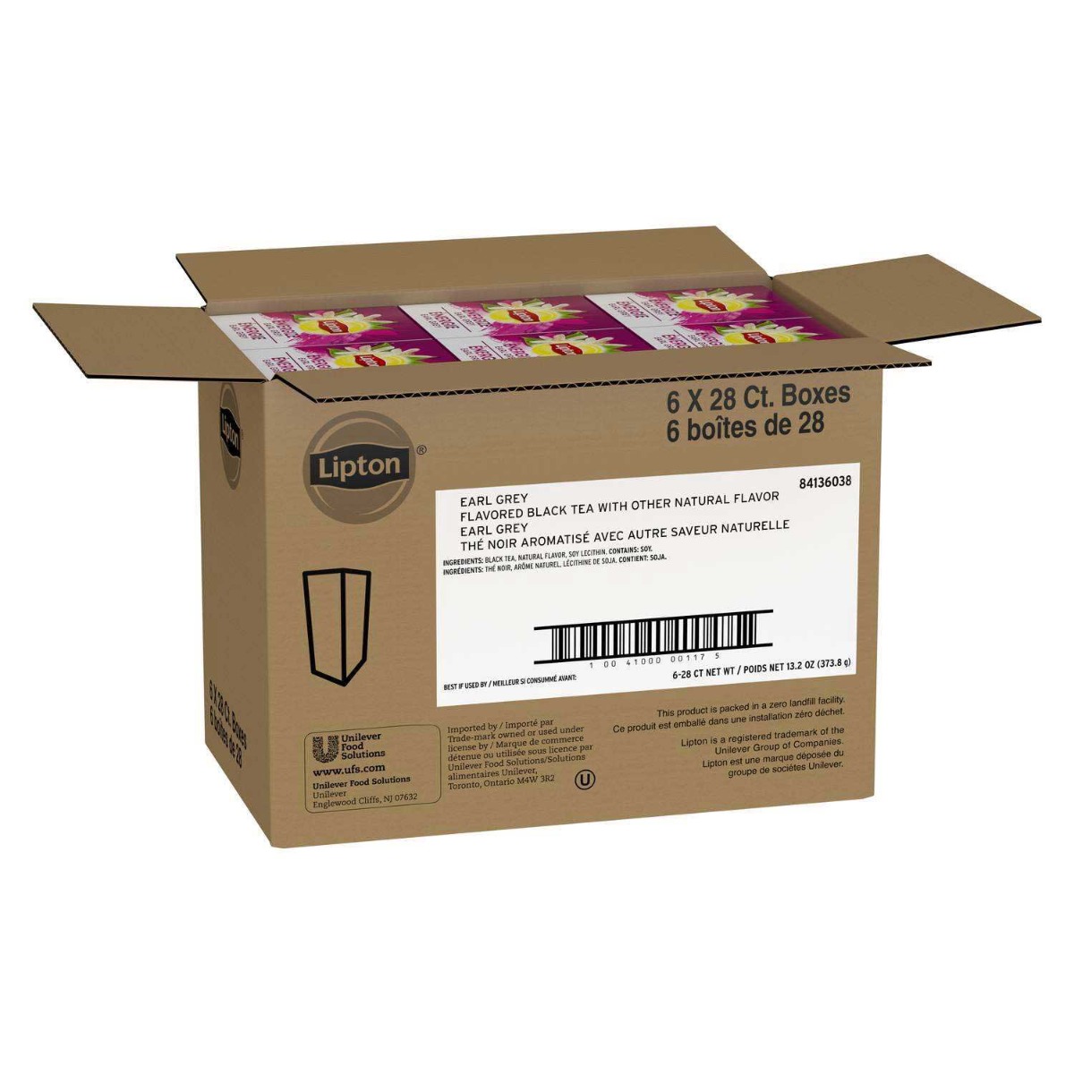 Lipton Earl Grey Tea Case | FoodServiceDirect Lipton Earl Grey Tea Case | FoodServiceDirect