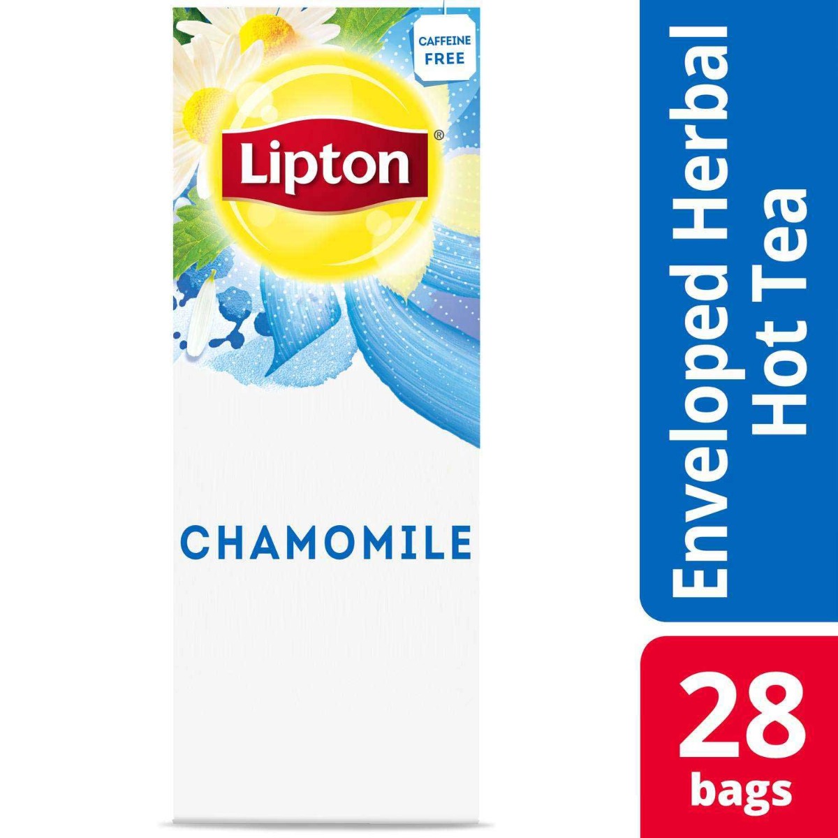 Lipton Chamomile Enveloped Hot Tea Bags, 28 count -- 6 per case