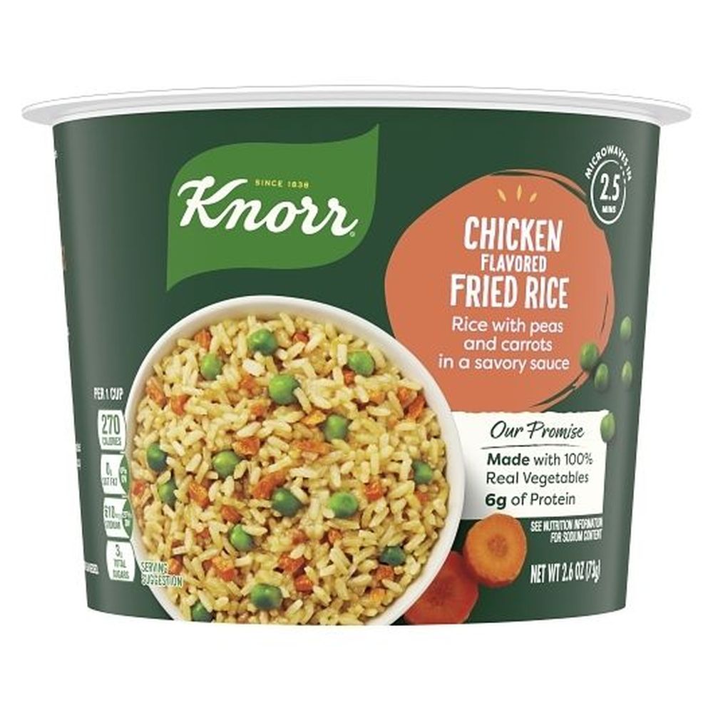 Knorr Chicken Flavored Fried Rice Cup, 2.6 Ounce -- 8 Per Case