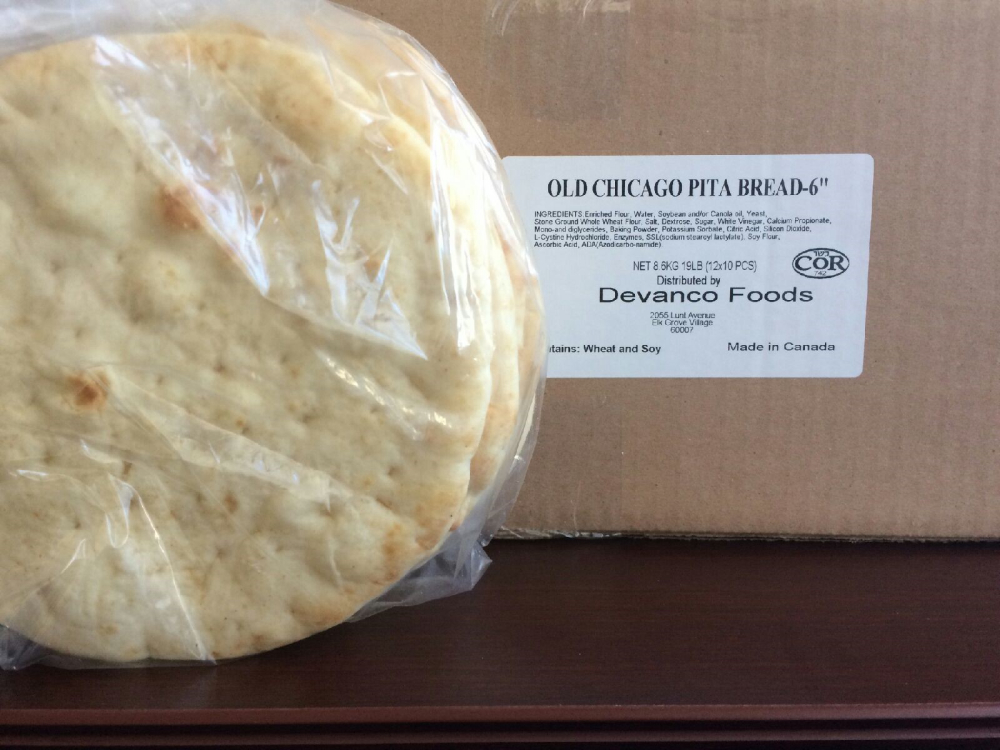 Devanco Pan Pita Old Chicago, 6 Pulgadas -- 120 Por Caja
