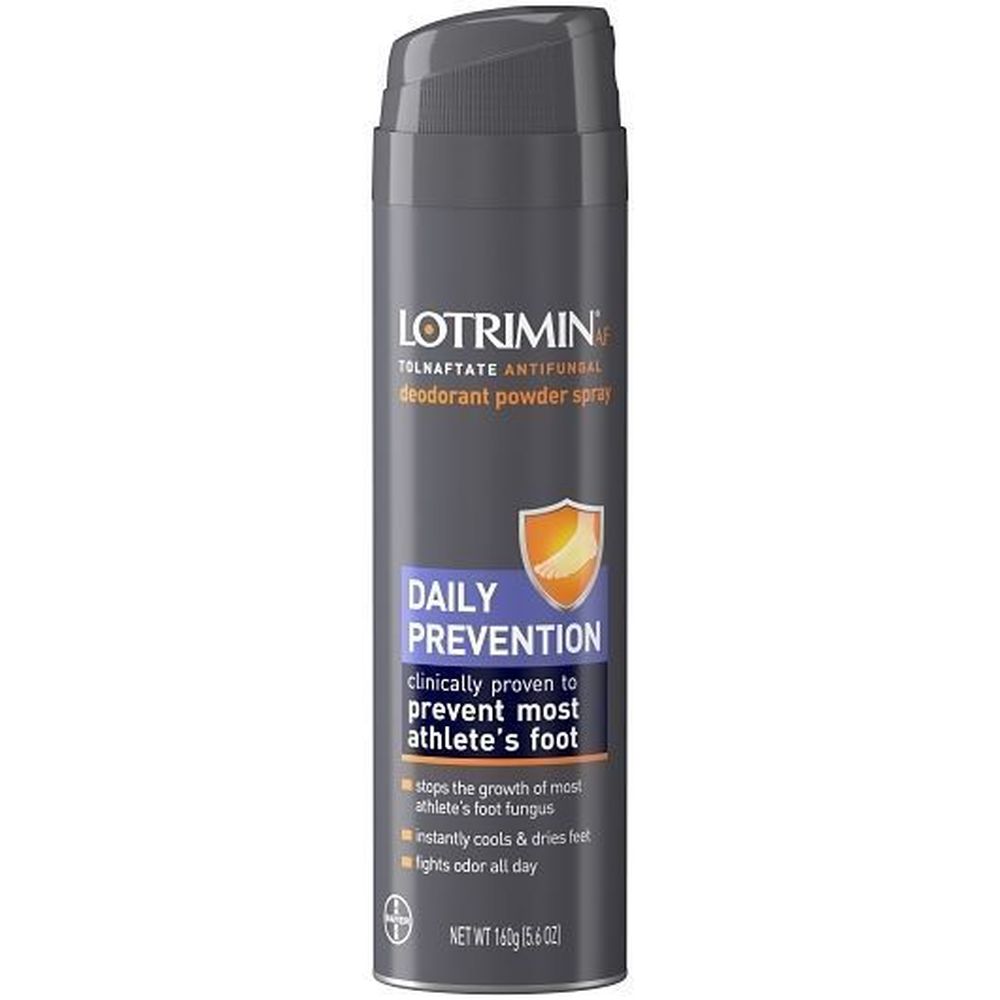 Lotrimin Daily Preventer Deodorant Powder Spray, 5.64 Fluid Ounce -- 36 Per Case