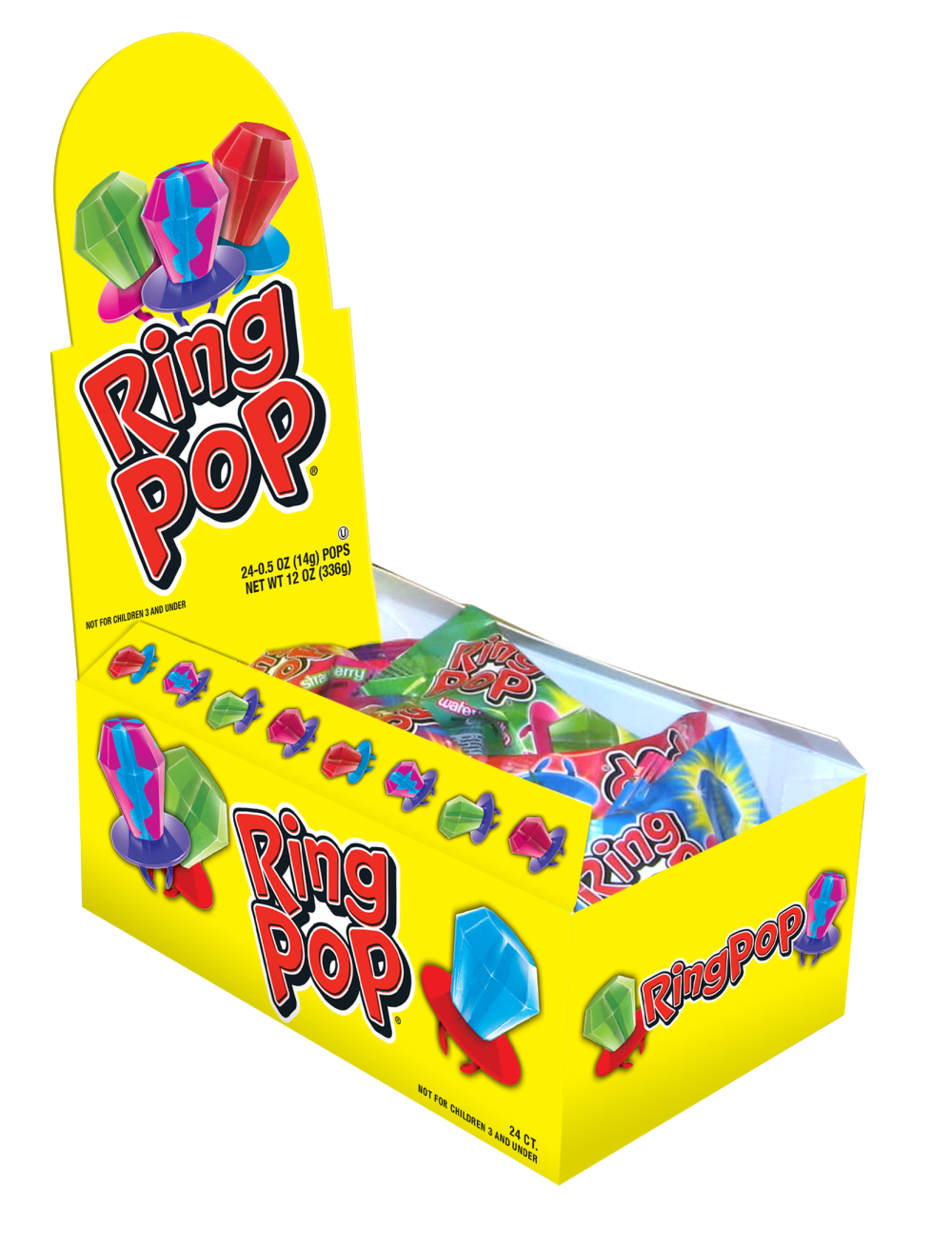 Ring Pop Fruit Fest Assortment, 24 Count -- 24 Per Case