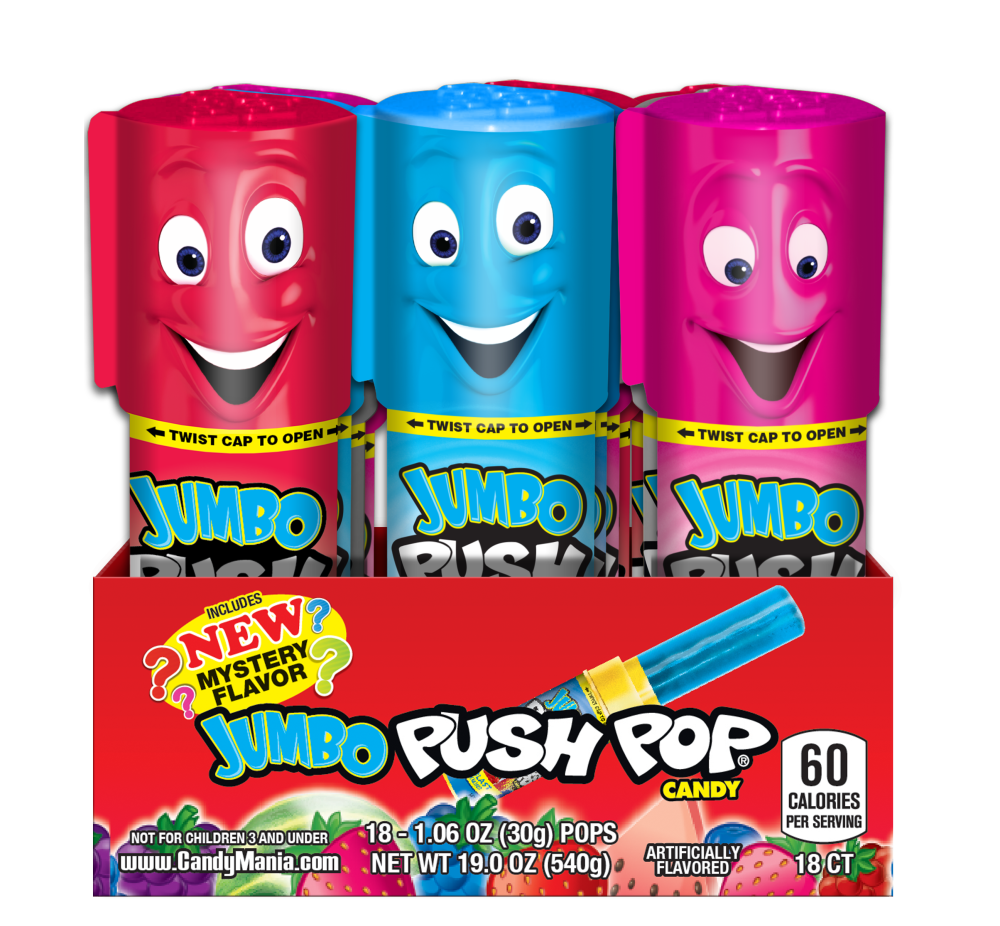 Push Pops Jumbo, 18 Count -- 20 Per Case