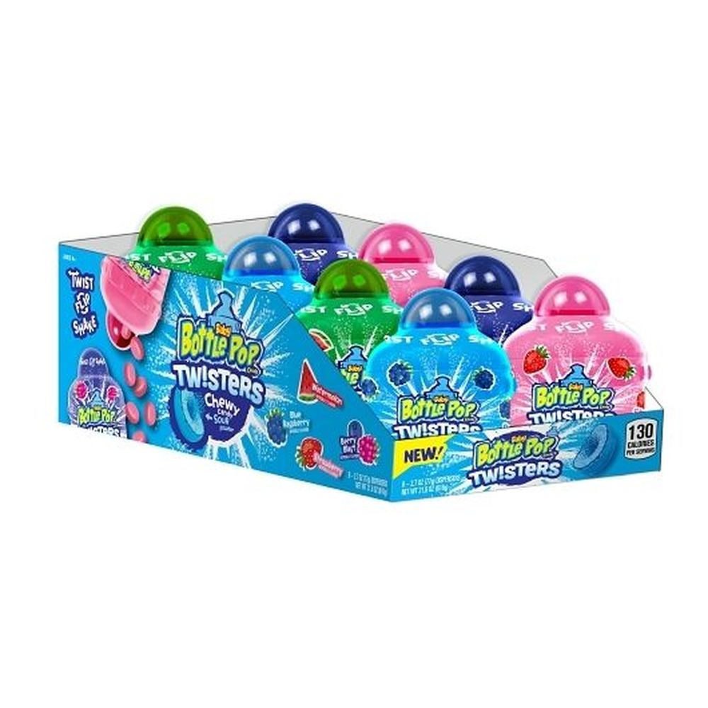 Baby Bottle Pop Twisters Candies, 2.70 Ounce -- 128 Per Case