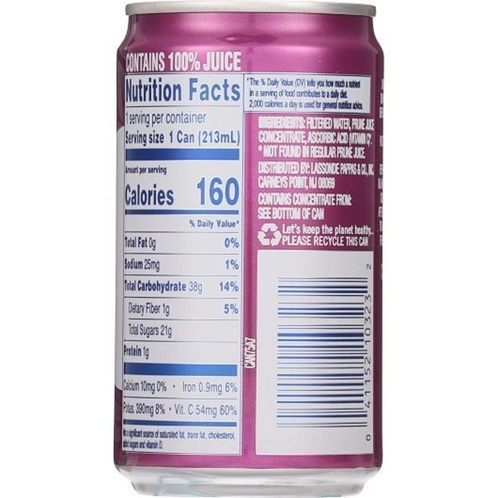 Ruby Kist Prune Juice, 7.2 Fluid Ounce -- 24 Per Case