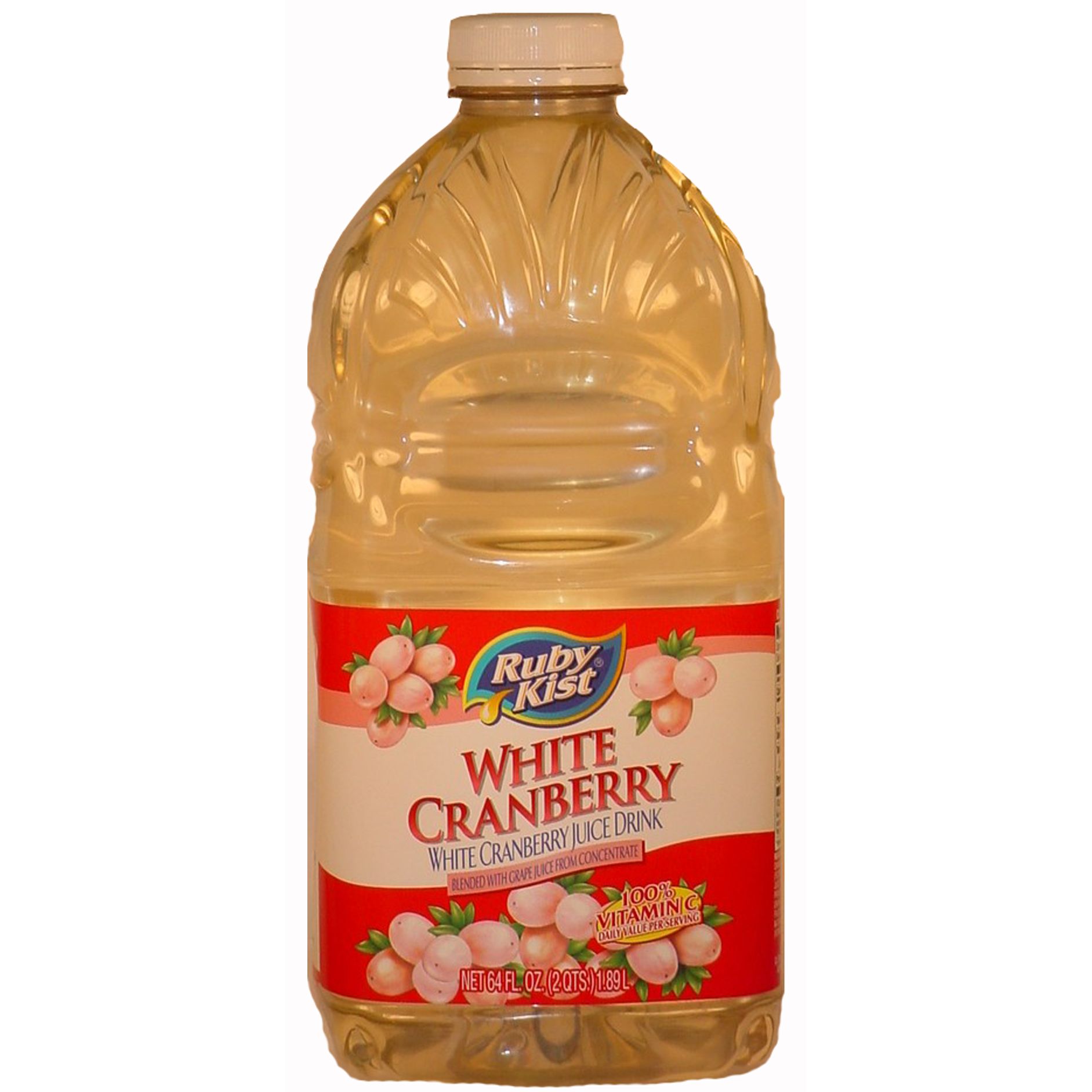 Ruby Kist White Cranberry Juice Cocktail, 64 Fluid Ounce -- 8 per case