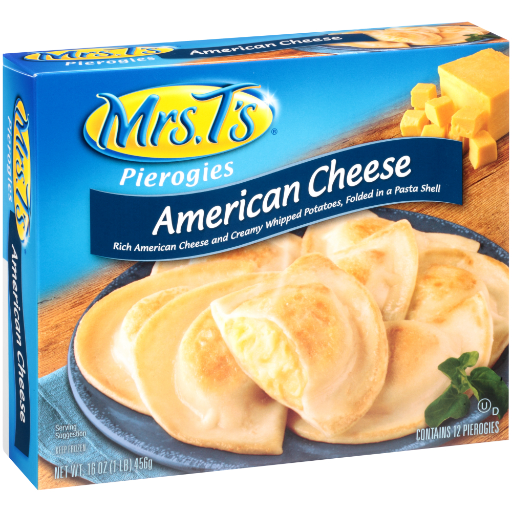Mrs Ts American Cheese Pierogies, 16 Ounce -- 12 per case.
