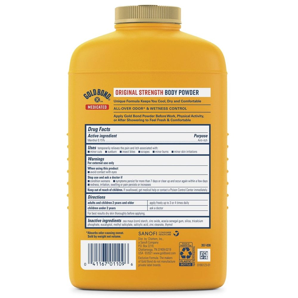 Gold Bond Medicated Body Powder, 10 Ounce -- 24 Per Case