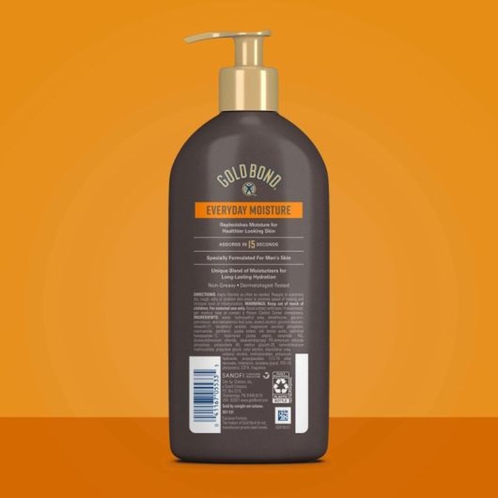 Gold Bond Men's Essentials Everyday Moisture Daily Body And Hand Lotion, 14.5 Ounce -- 24 Per Case