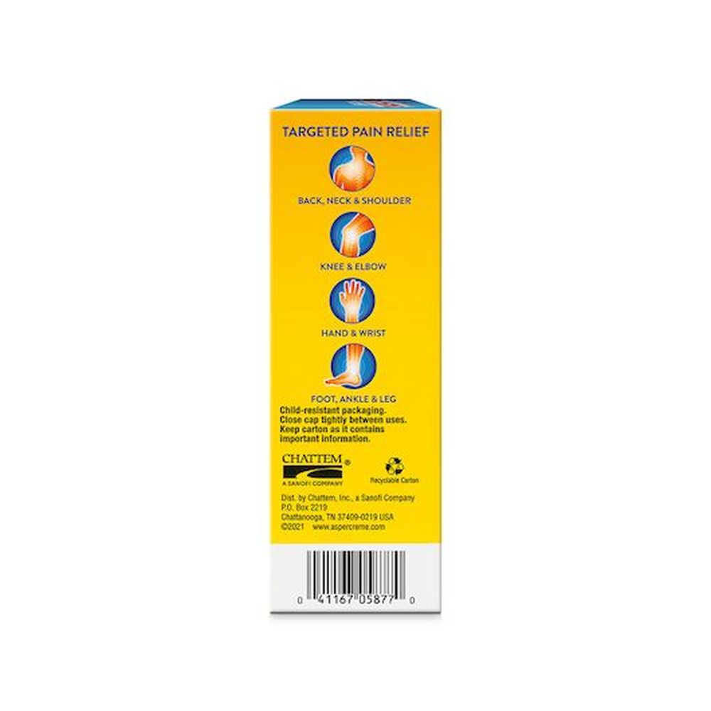 Aspercreme Max Strength Lidocaine Pain Relief Cream, 2.7 Ounce, 4 Count -- 3 Per Case