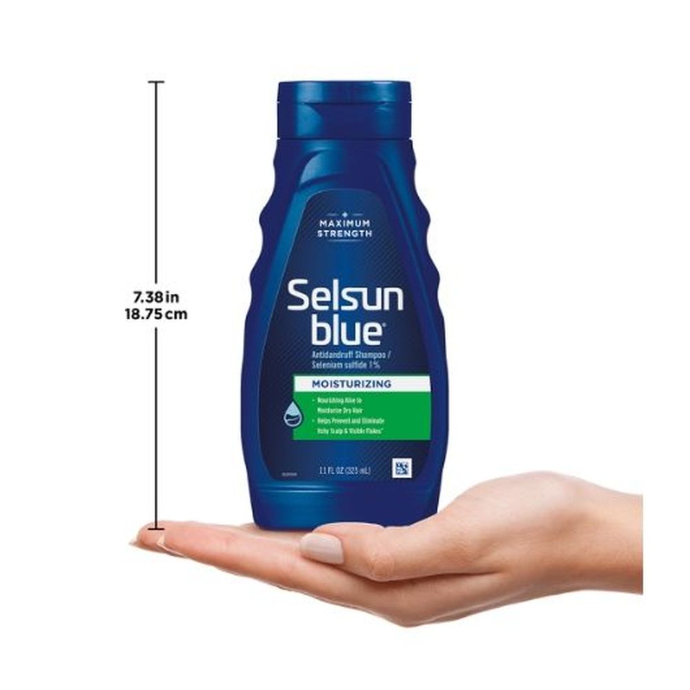 Selsun Blue Moisturizing Dandruff Shampoo, 11 Fluid Ounce -- 24 Per Case
