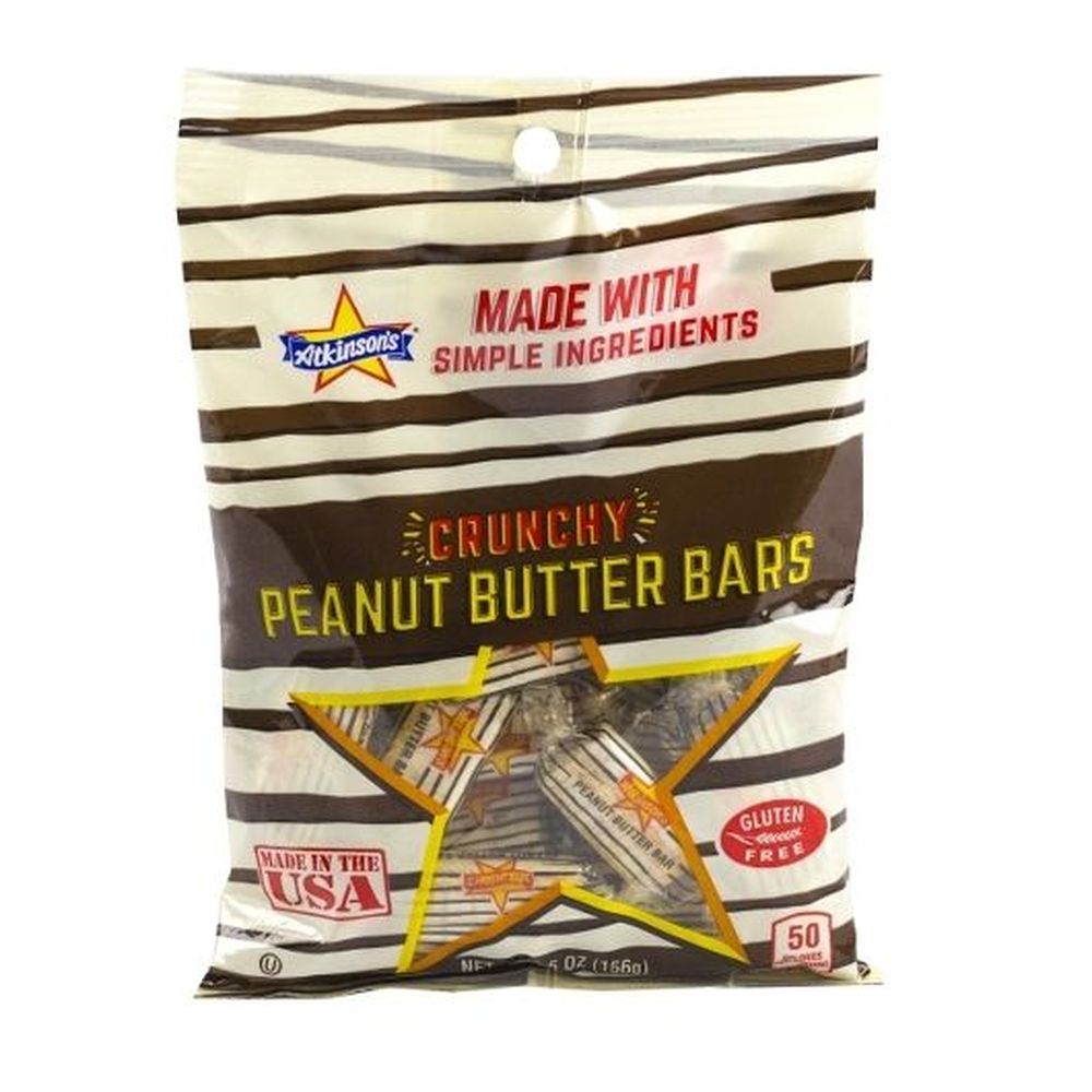 Peanut Butter Bars, Crunchy Bite Size Candy, 5.5 Ounce -- 12 Per Case