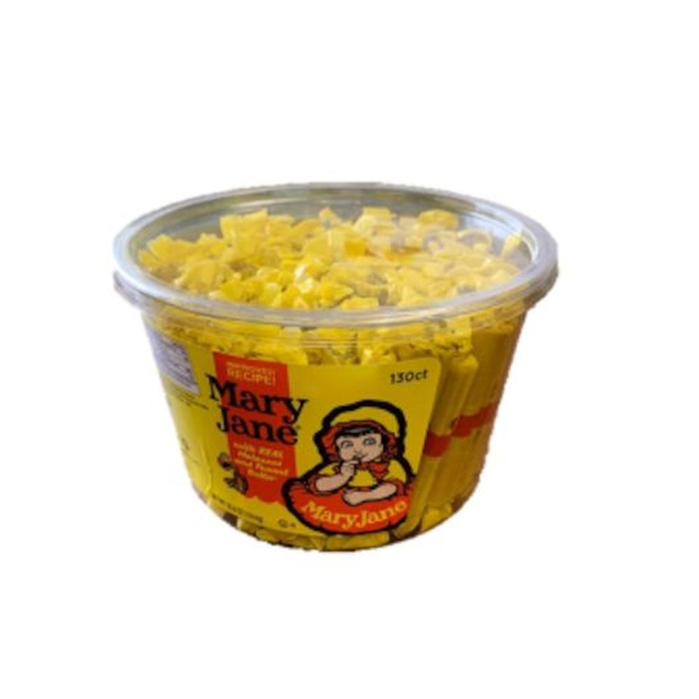 Mary Jane Fun Size Candy, 0.39 Ounce Tub -- 1560 Per Case