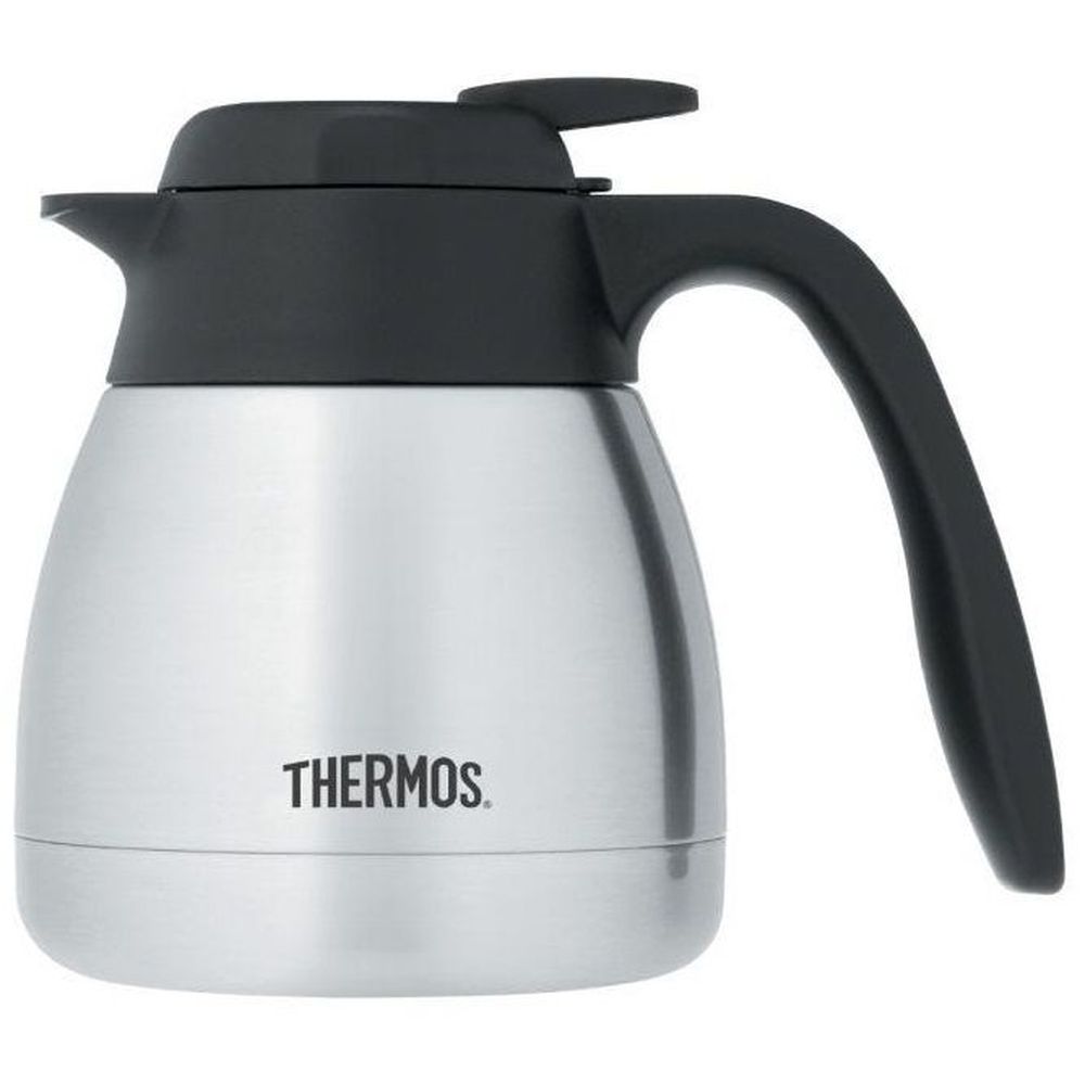Jarra Térmica De Acero Inoxidable Con Botón De Presión Thermos, 20 Onzas -- 6 Por Caja