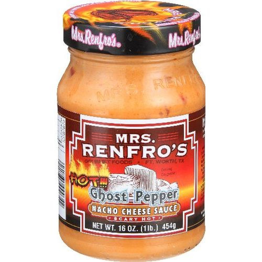 Mrs. Renfros Hot Ghost Pepper Nacho Cheese Sauce, 16 Ounce -- 6 Per Case