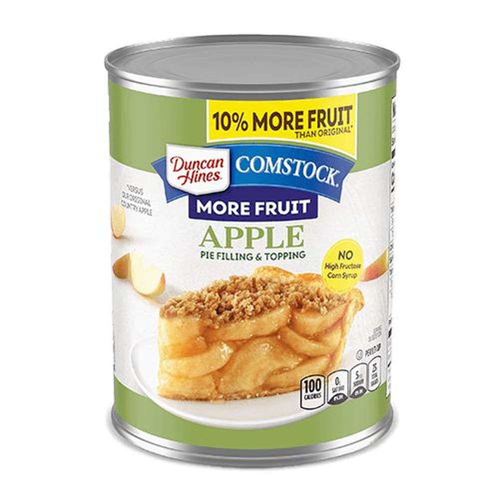 Comstock More Fruit Apple Pie Filling And Topping, 21 Ounce -- 8 Per Case