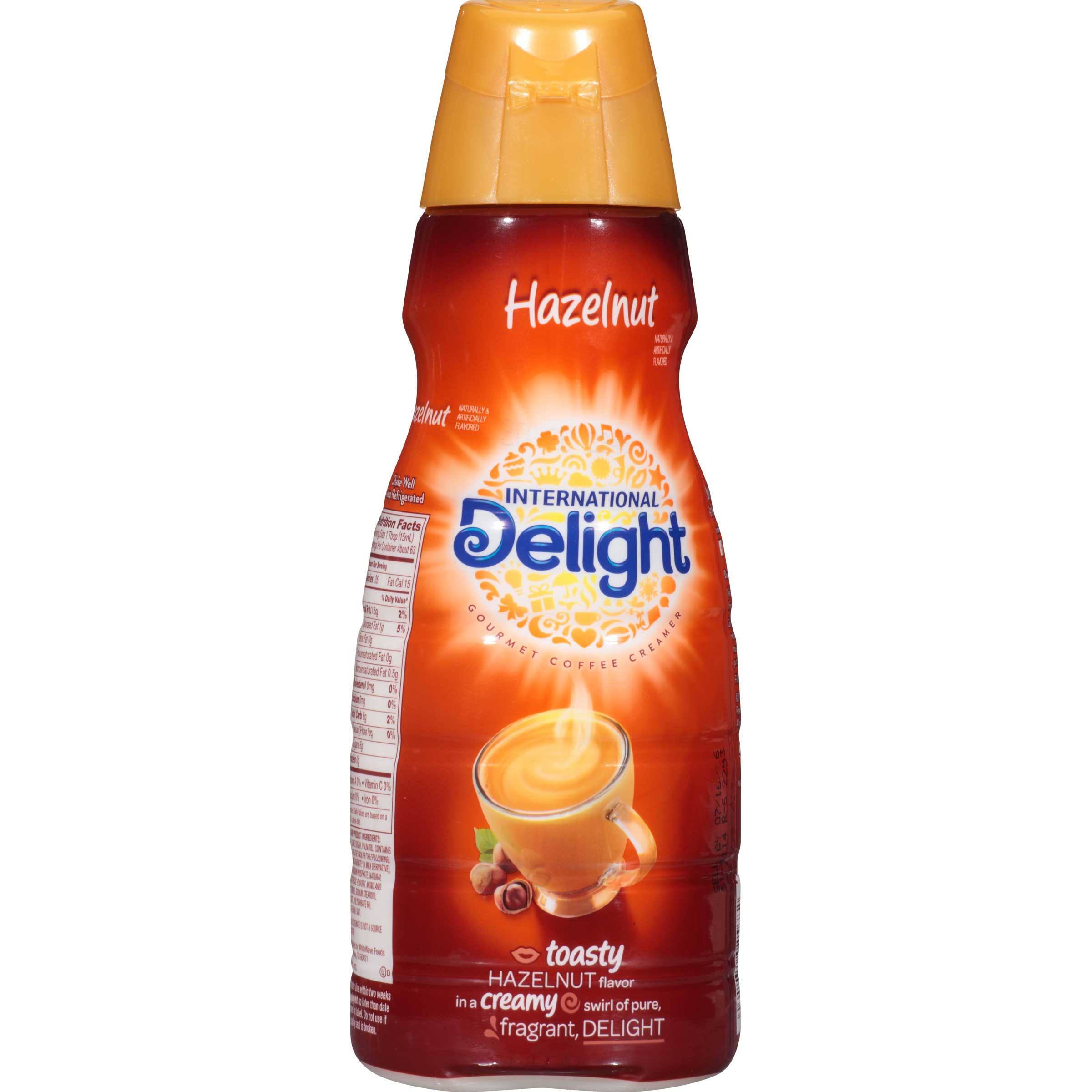 International Delight Hazelnut Coffee Creamer, 32 Fluid Ounce -- 12 per case.