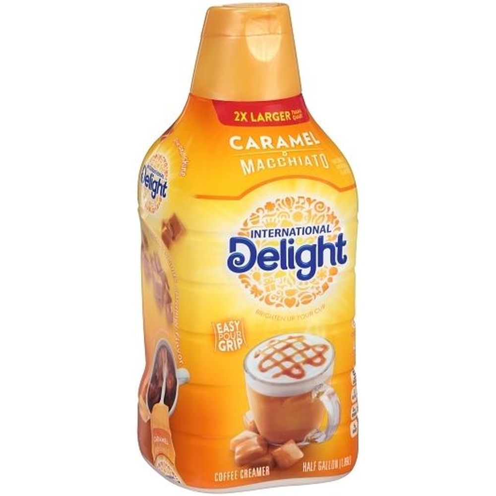 International Delight Caramel Macchiato Coffee Creamer, 0.5 Gallon -- 6 per case