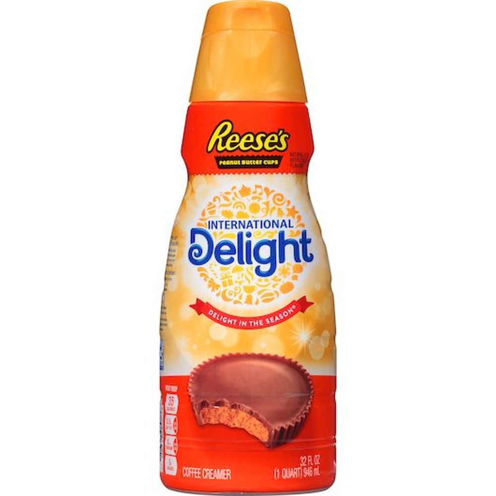 International Delight Reeses Peanut Butter Coffee Creamer, 32 Fluid Ounce -- 6 Per Case