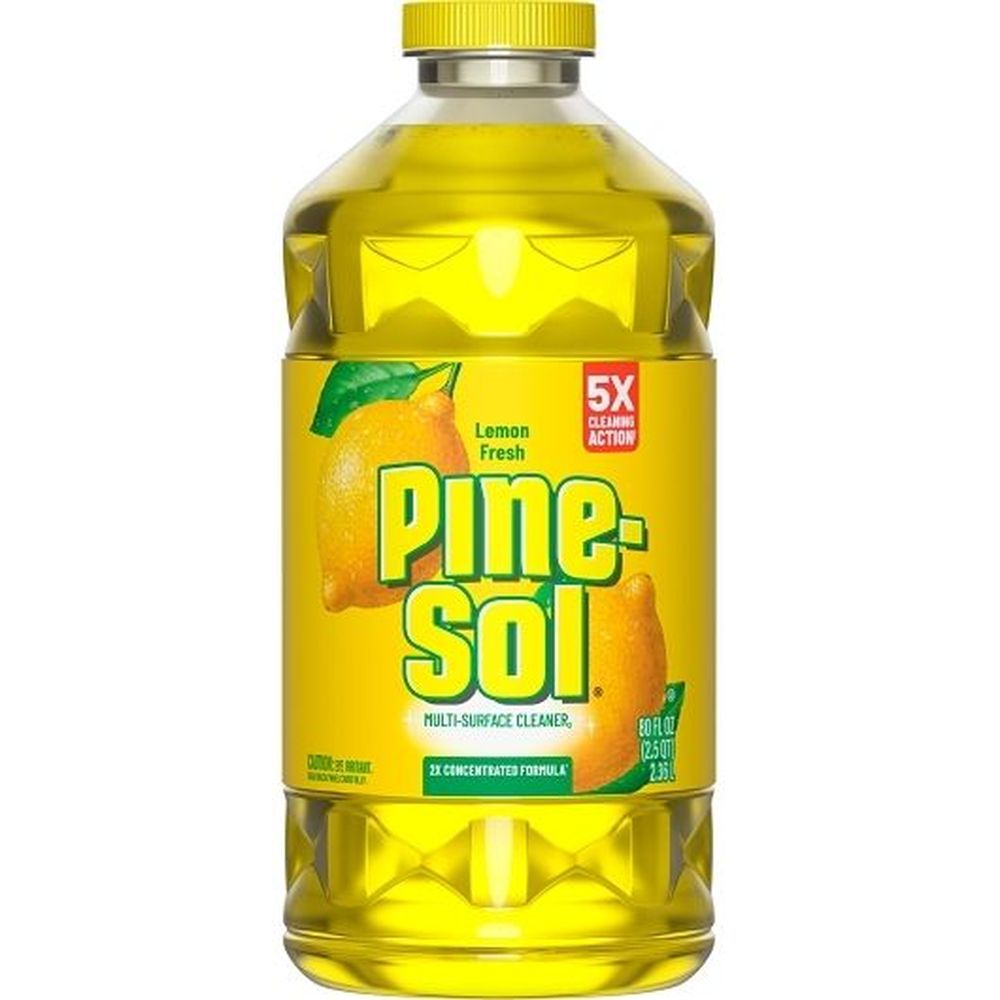 Pine-sol Lemon Fresh Citric Acid Formula Multi-surface Cleaner, 80 Fluid Ounce -- 6 Per Case