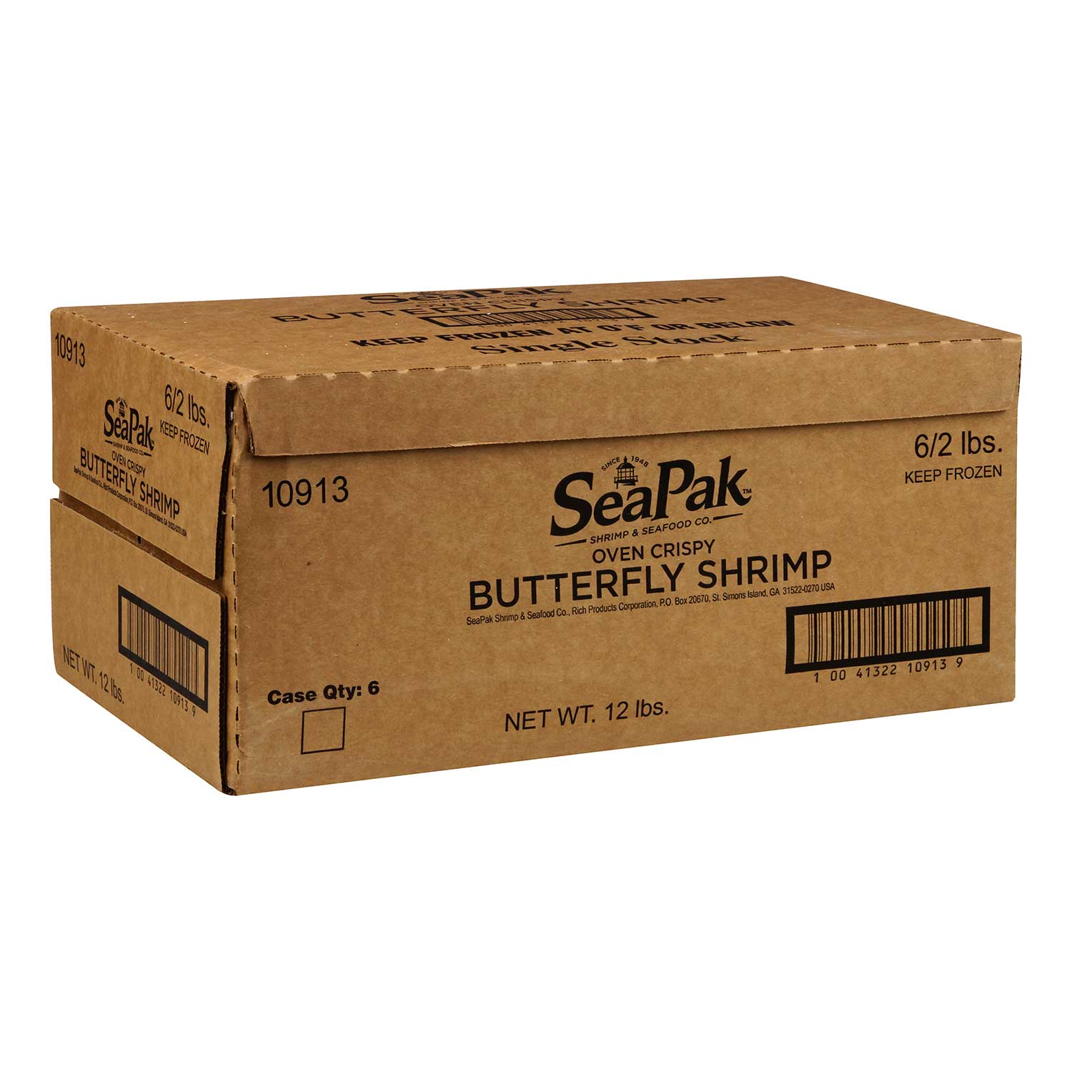 Seapak Butterfly Shrimp, 2 Pound -- 6 Per Case