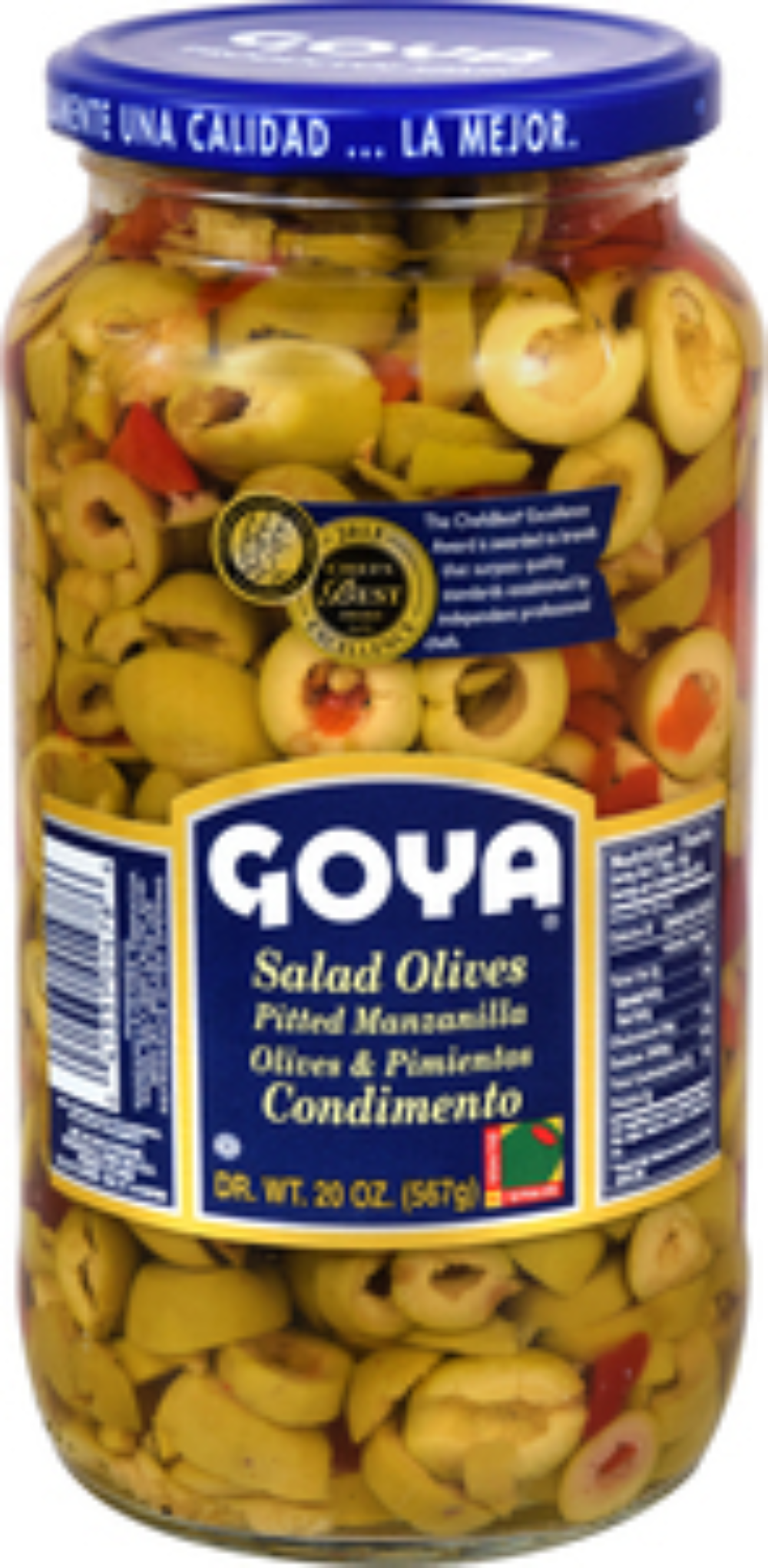 Goya Salad Olive, 20 Ounce -- 12 Per Case
