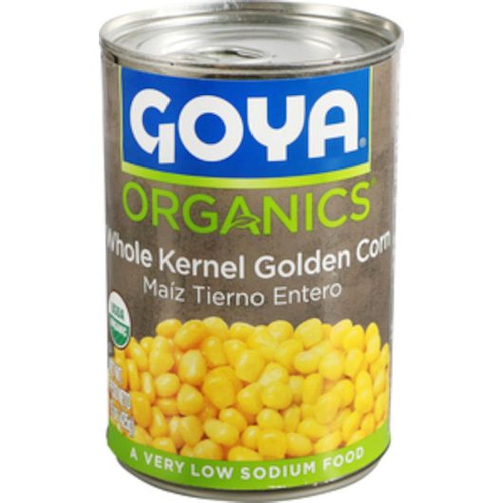 Goya Maíz Dorado Orgánico En Granos Enteros, 15 Onzas -- 12 Por Caja