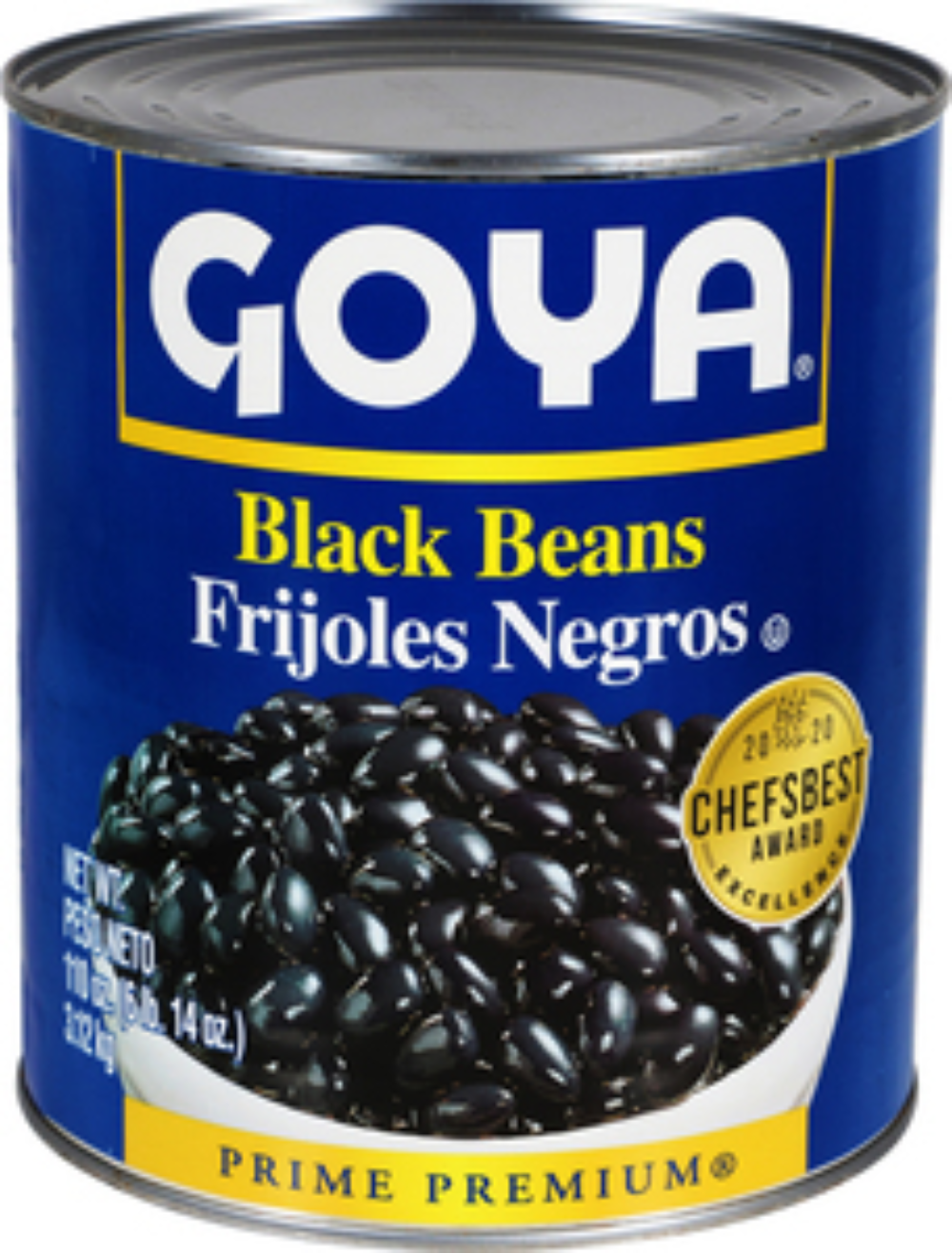 Goya Frijoles Negros, 110 Onzas -- 6 Por Caja