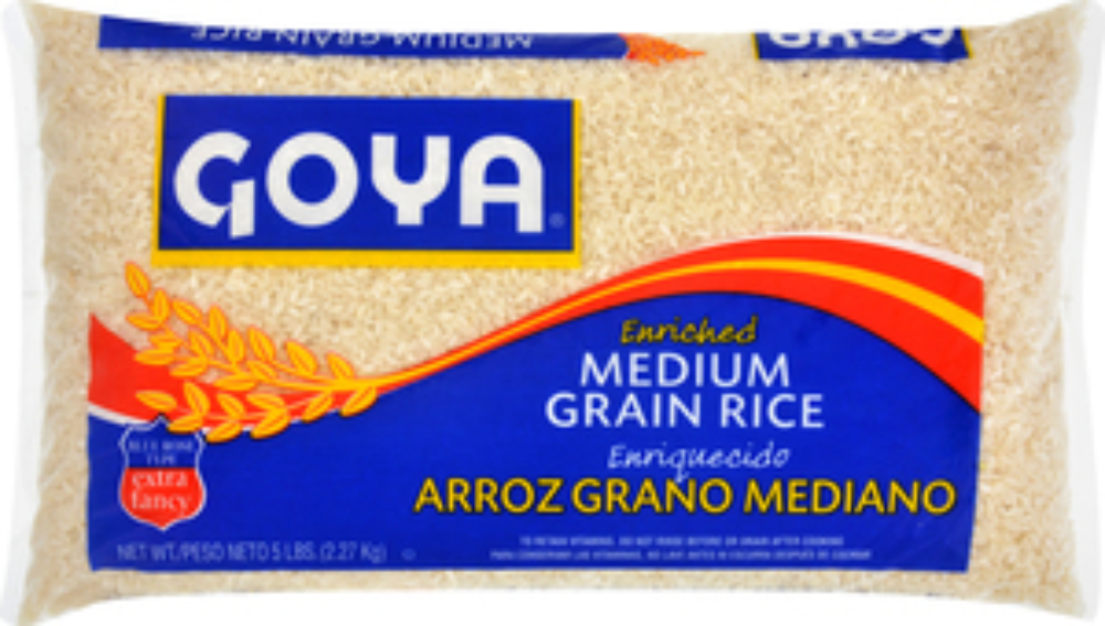 Goya Fancy Blue Rose/medium Grain Rice, 5 Pound -- 12 Per Case