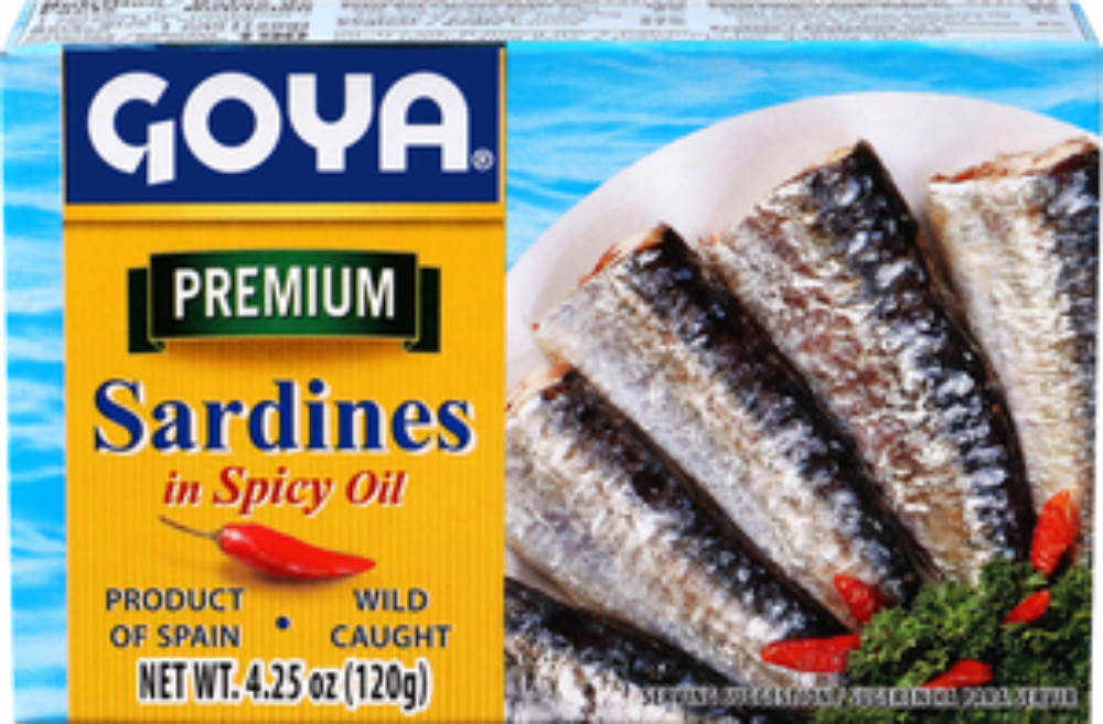 Goya Spiced Sardines In Oil, 4.25 Ounce -- 25 Per Case