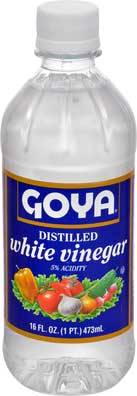 Goya White Vinegar, Distilled, 16 Ounce -- 24 Per Case