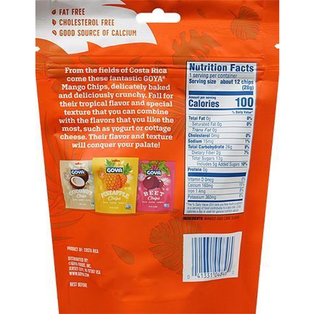 Goya Mango Chips, 1 Ounce -- 6 Per Case
