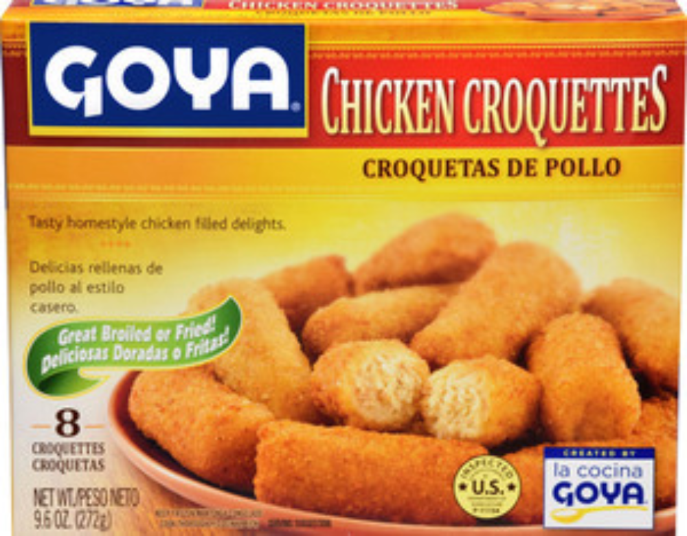 Goya Chicken Croquettes, 9.6 Ounce -- 12 per case.