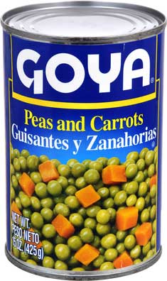 Goya Peas and Carrots - 15 oz. can, 24 cans per case