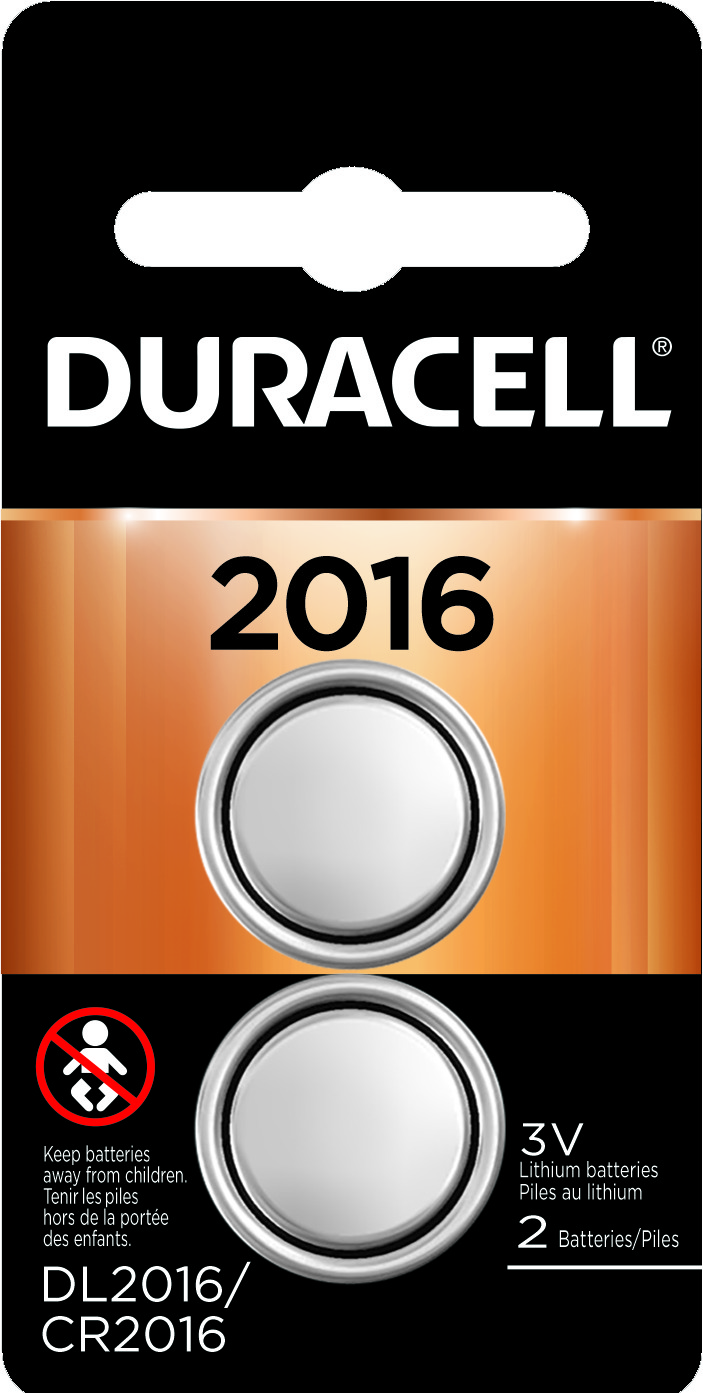 Duracell Medical Electronic Security Type 2016 Battery, 2 Count -- 36 Per Case