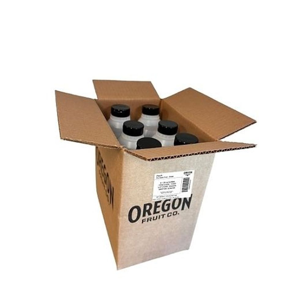 Oregon Peach Diced Pourable Fruit Puree, 35 Ounce -- 6 Per Case