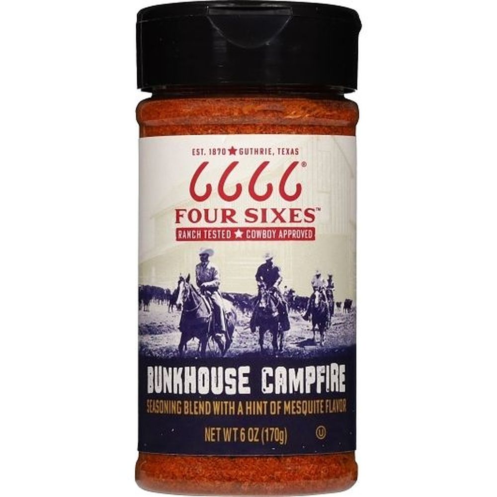 Four Sixes Ranch Bunkhouse Campfire Seasoning, 6 Ounce -- 6 Per Case