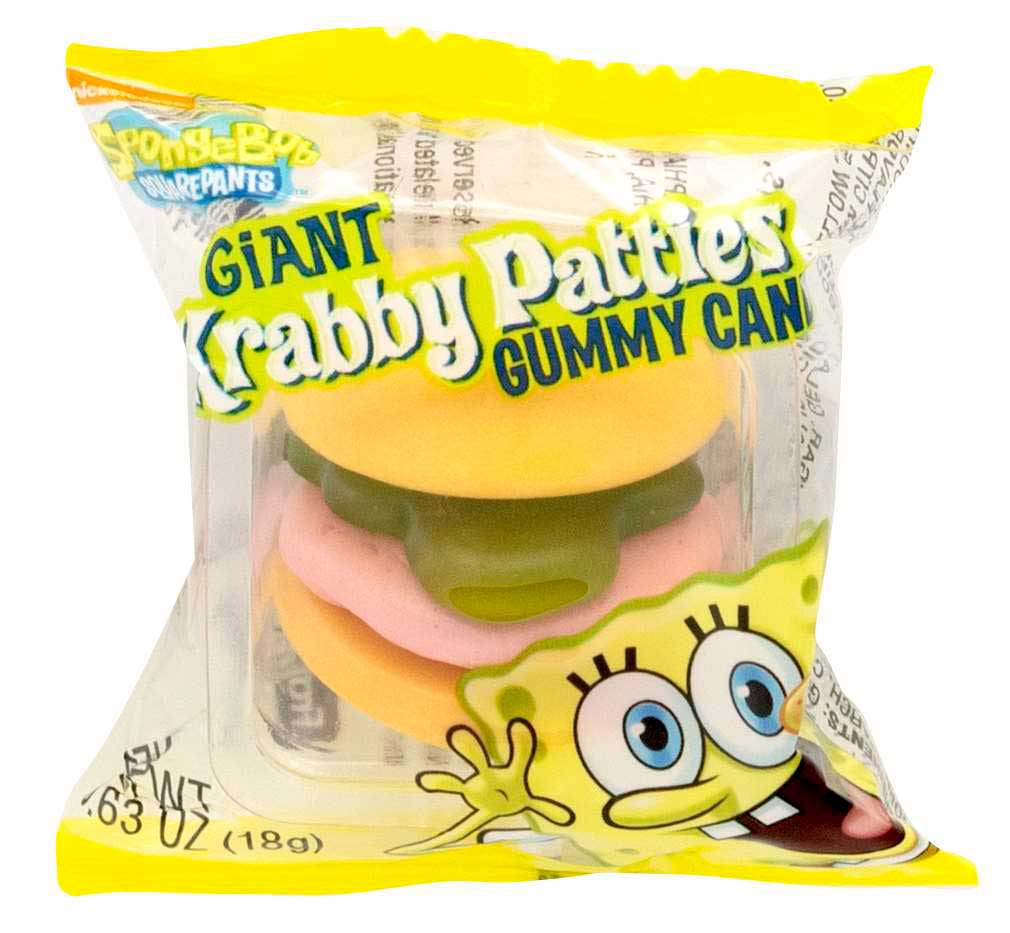 Frankford Original Giant Krabby Patty Gummy Candy, 0.63 Ounce -- 216 Per Case