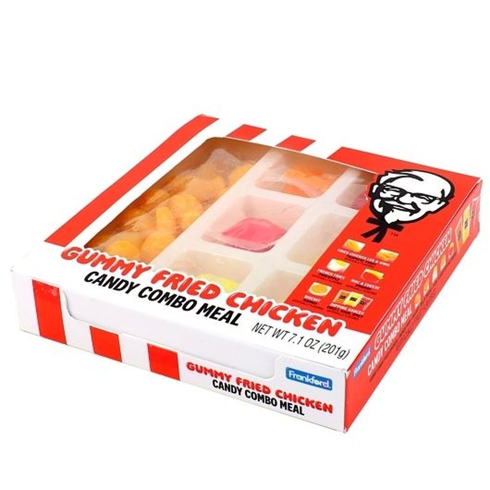 Frankford Kfc Gummy Candy Fried Chicken Combo Meal, 7.10 Ounce -- 12 Per Case
