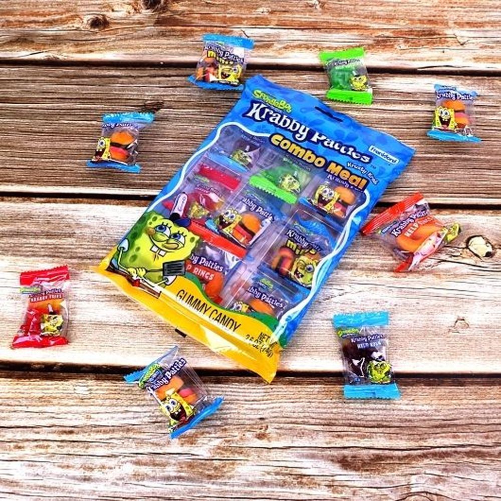Frankford Spongebob Squarepants Krabby Patty Gummy Combo Meal, 2.6