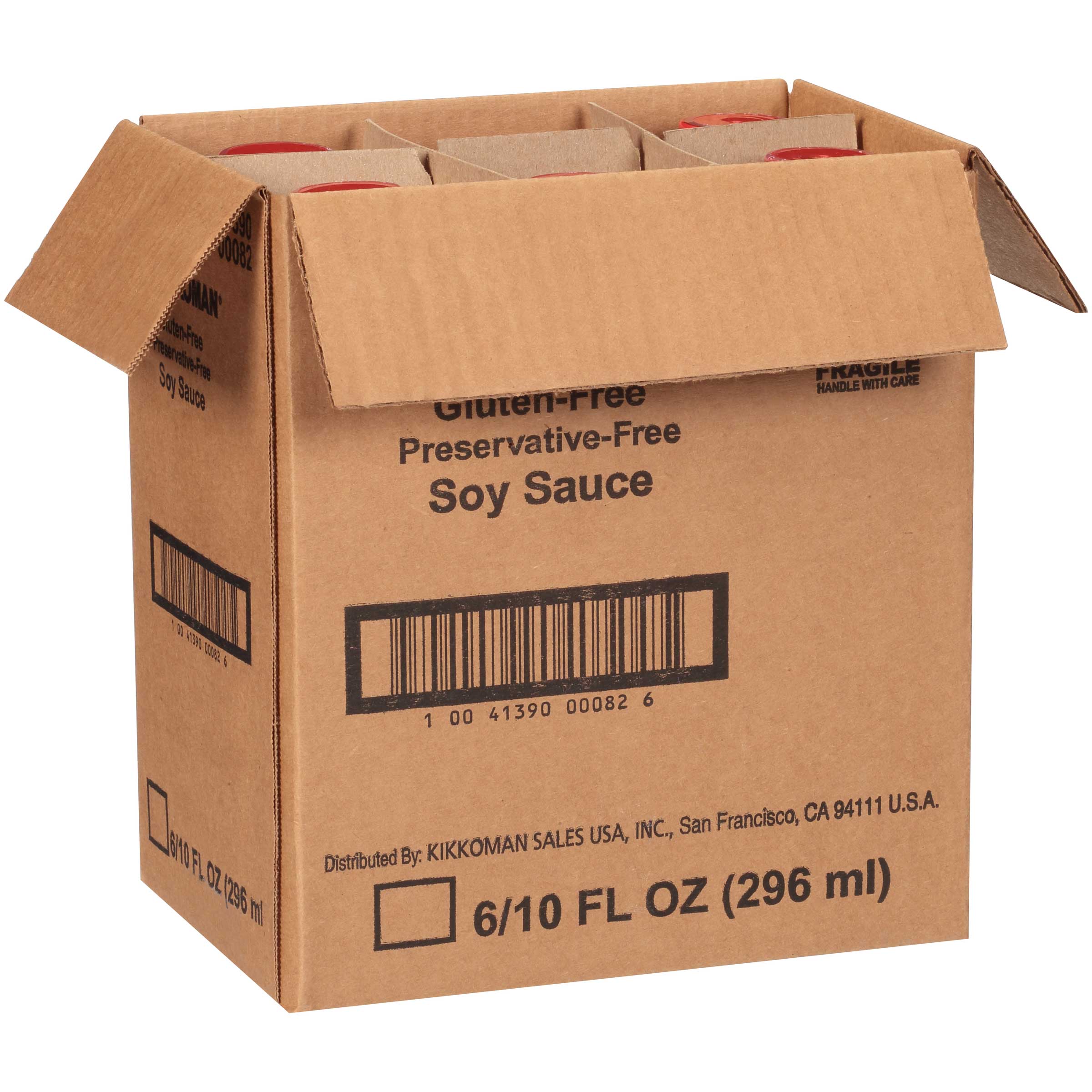 Kikkoman Gluten-free Soy Sauce, 10 Fluid Ounce -- 6 Per Case